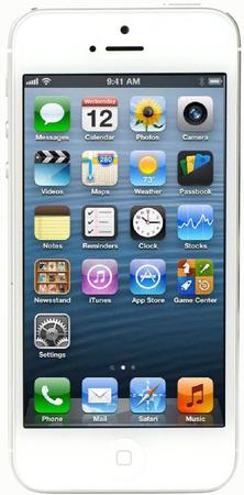 Смартфон Apple iPhone 5 64Gb White & Silver - Бежецк