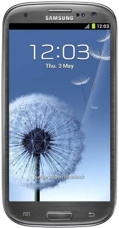 Смартфон Samsung Galaxy S3 GT-I9300 16Gb Titanium grey - Бежецк